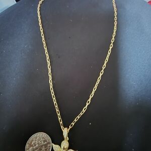 Delicate Gold Flower Pendant Necklace for Women